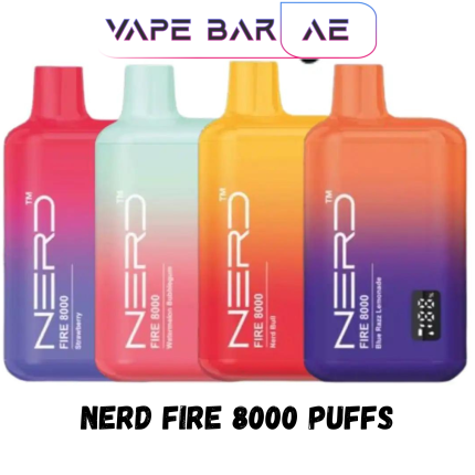 Nerd Fire Disposable Vape (8000 Puffs) 2% Nicotine