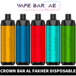 Crown Bar 8000 Puffs Disposable Vape 5mg DTL (BIG CLOUD) by Al Fakher