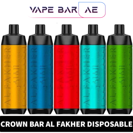Crown Bar 8000 Puffs Disposable Vape 5mg DTL (BIG CLOUD) by Al Fakher