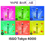New ISGO Tokyo 4000 Puffs Disposable
