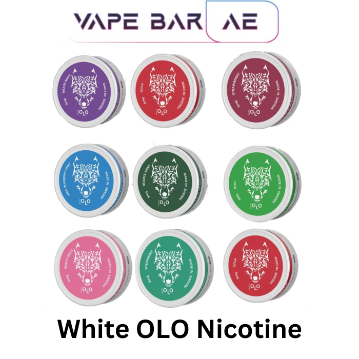 White OLO Nicotine Pouches/Snus in Dubai UAE