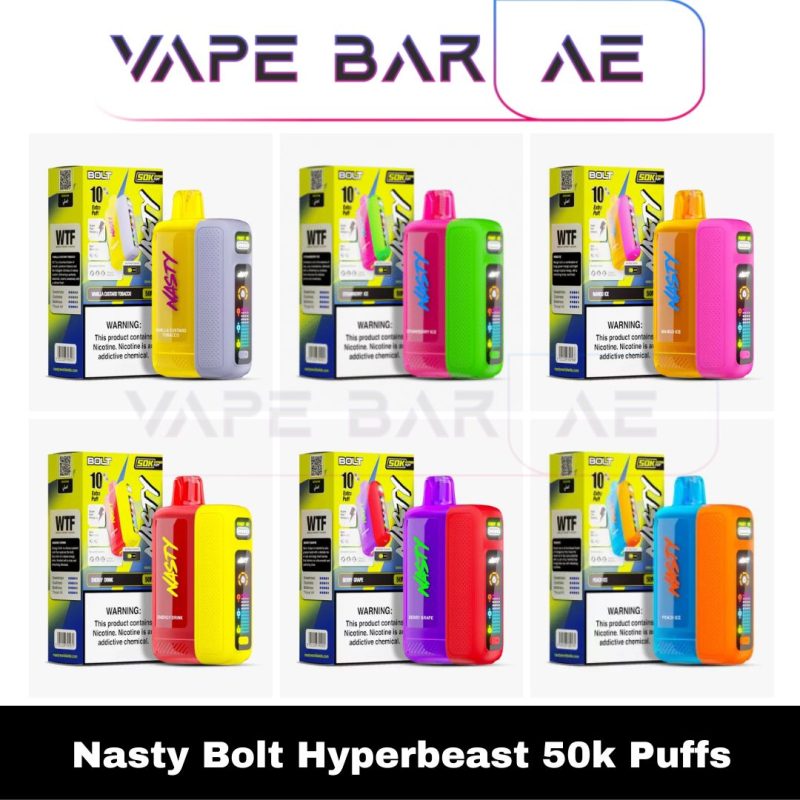 Nasty Bolt Hyperbeast 50000 Puffs Disposable Vape